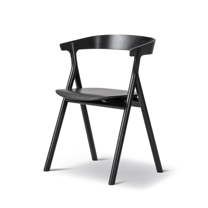 Yksi 3340 καρέκλα - Μαύρη λουστραρισμένη δρυς - Fredericia Furniture