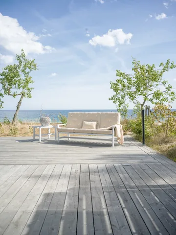 09 καναπές - Λευκό, 3-θέσεων - Fri Form