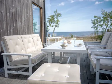 09 καναπές - Λευκό, 3-θέσεων - Fri Form