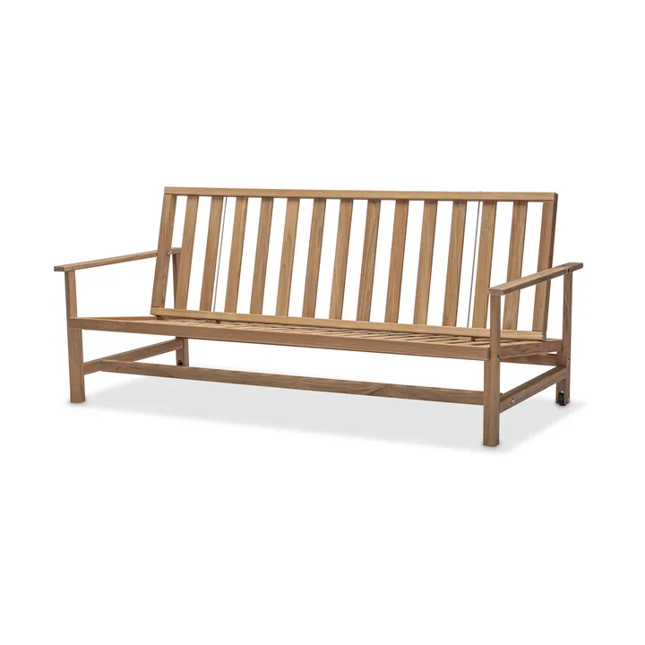09 καναπές - Teak, 3-sits - Fri Form