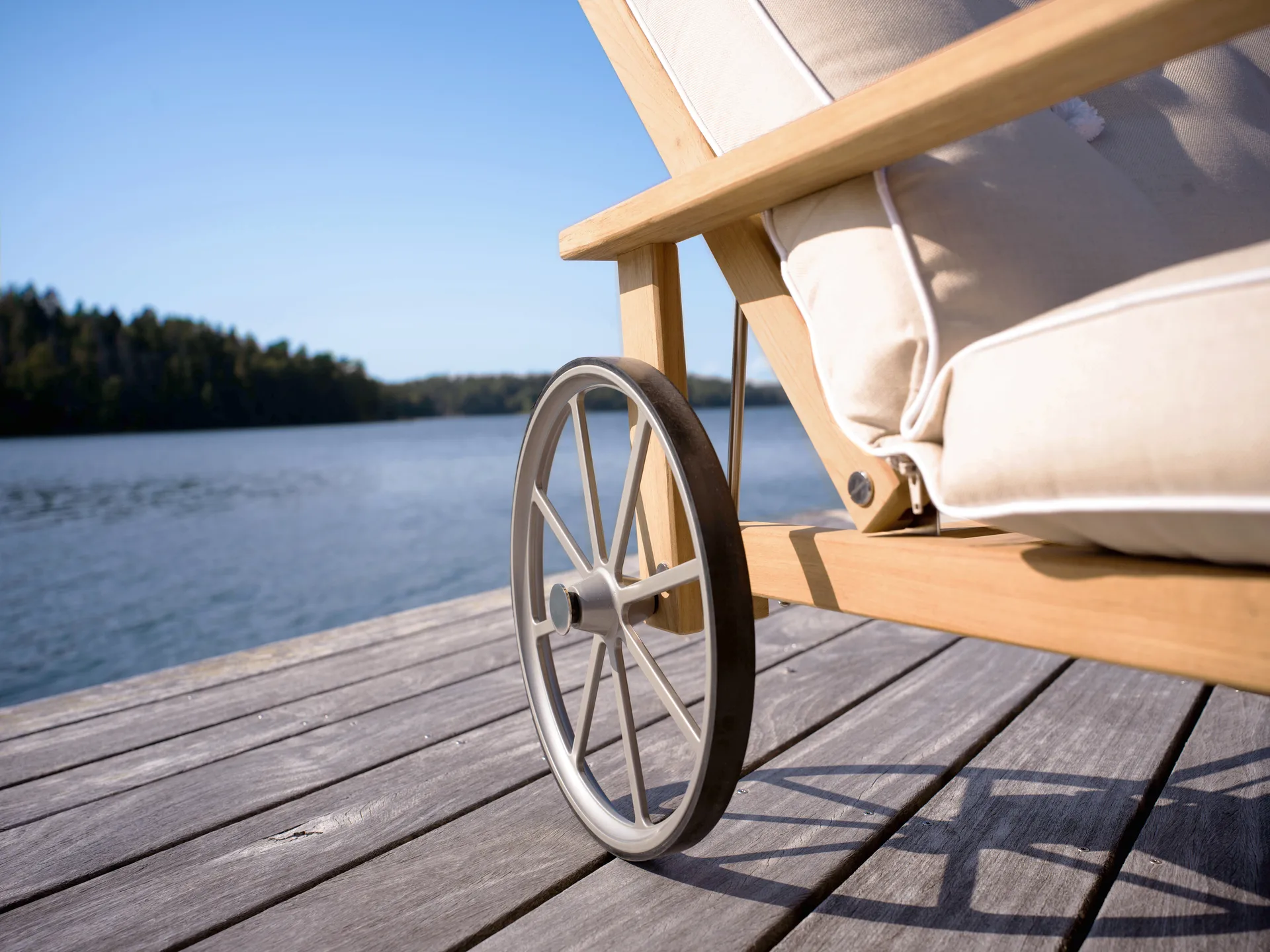 31 κρεβατάκι, Teak, 78x171 εκ. Fri Form