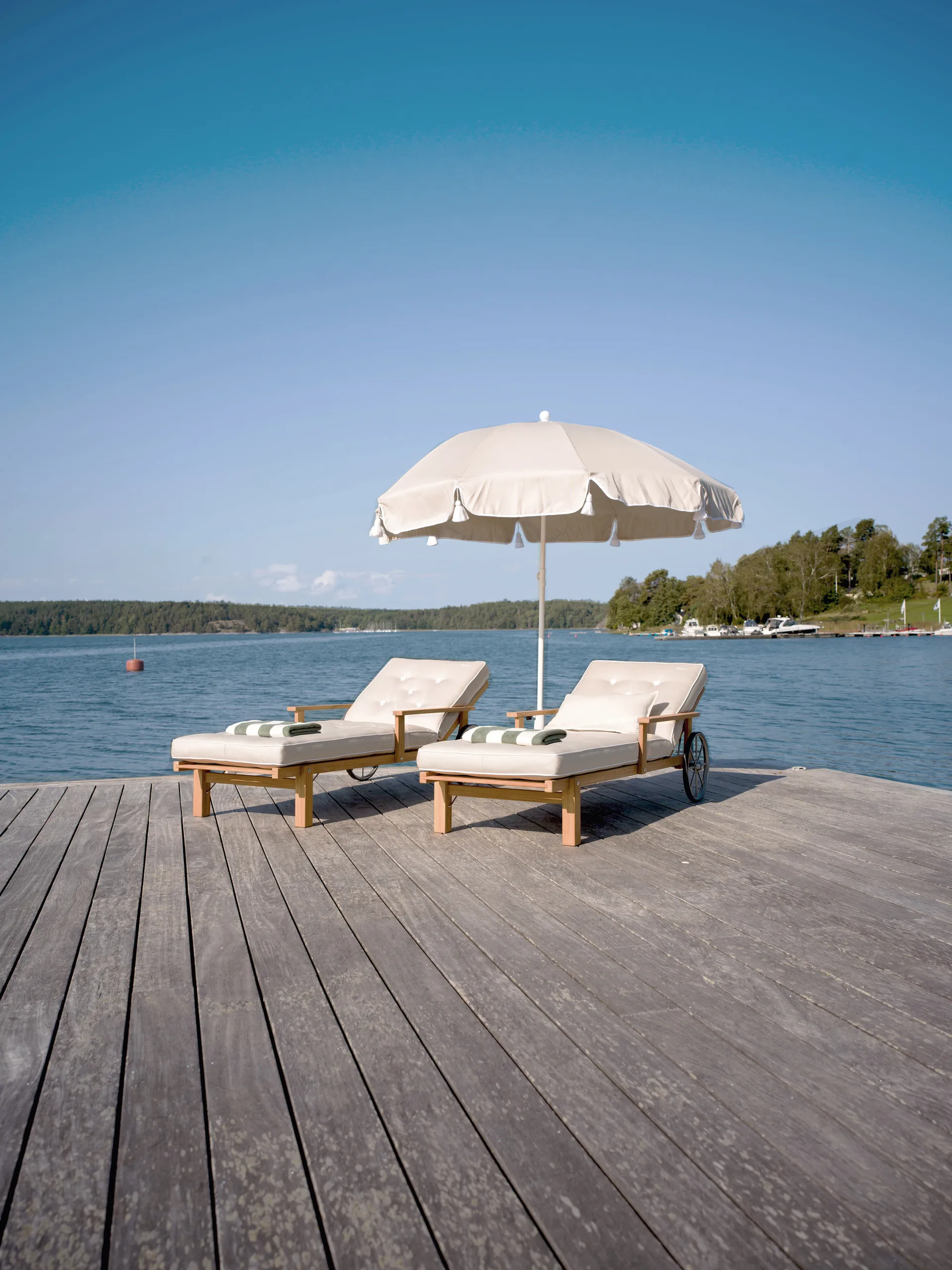 31 κρεβατάκι, Teak, 78x171 εκ. Fri Form