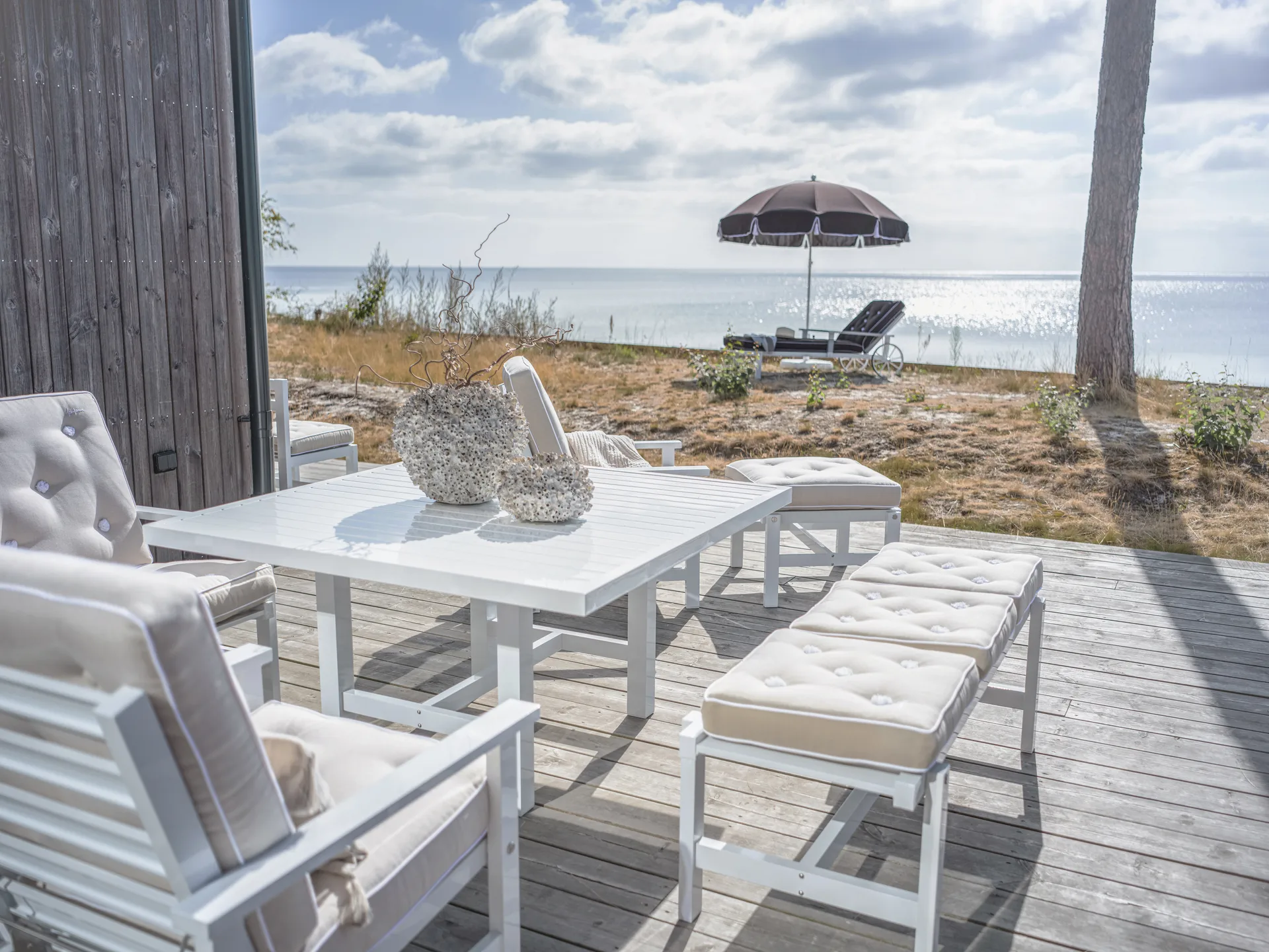 64 επιπλέον πλάκα με πόδια, Λευκό, 124x133x66 εκ. Fri Form