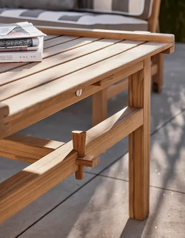 64 επιπλέον πλάκα με πόδια - Teak, 150x73x51 εκ. - Fri Form