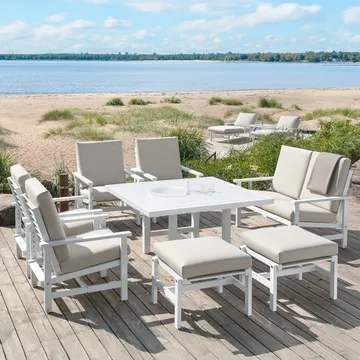 64 επιπλέον πλάκα με πόδια - White, 124x122x72 εκ. - Fri Form