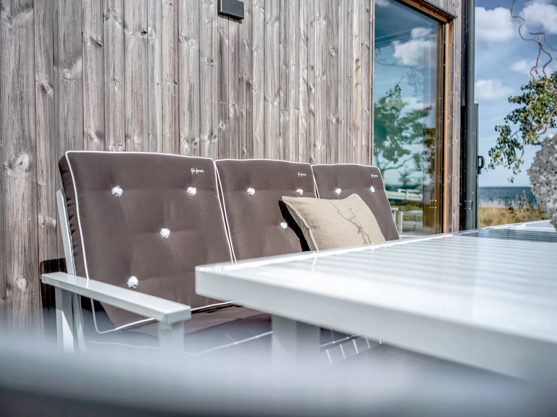 68 επιπλέον πλάκα με πόδια, Λευκό, 142x80x65,5 εκ. Fri Form