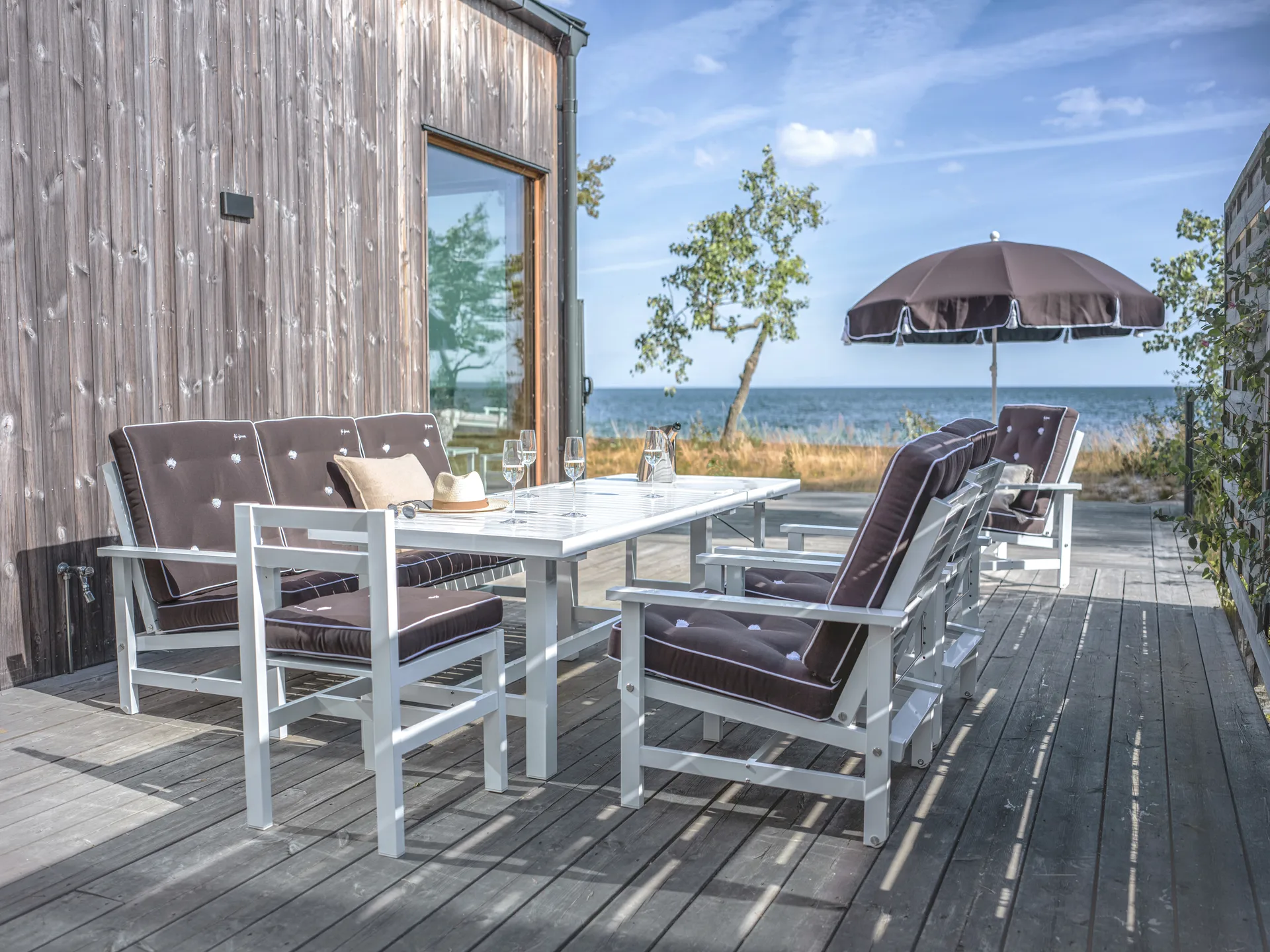 68 επιπλέον πλάκα με πόδια, Λευκό, 142x80x65,5 εκ. Fri Form