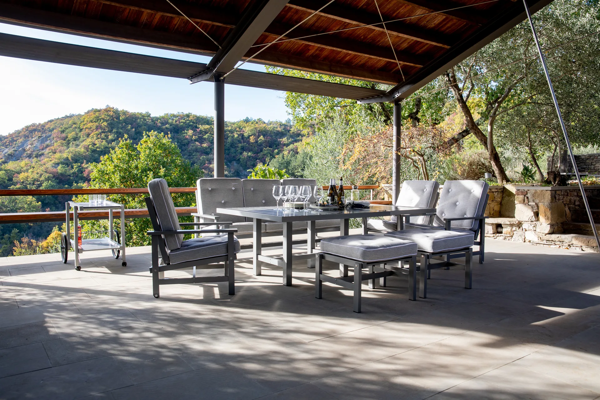 68 επιπλέον πλάκα με πόδια, Γκρι, 142x80x65,5 εκ. Fri Form