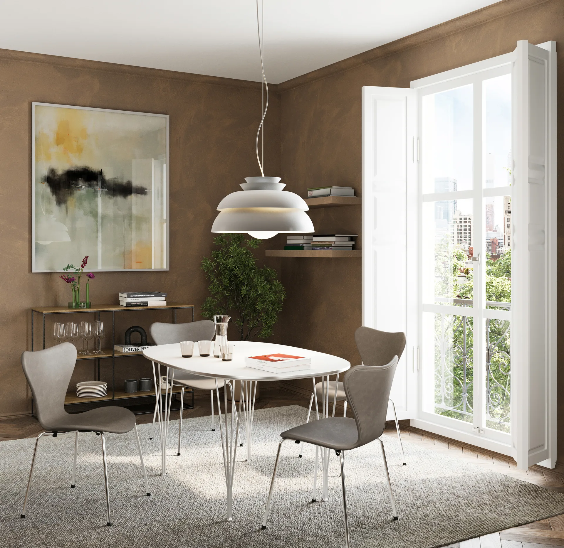 Concert κρεμαστό λευκό, P3 Fritz Hansen