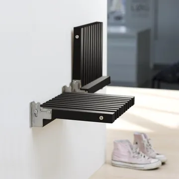 Cutter επιτοίχιο σκαμνί - Μαύρη βαμμένη δρυς - Fritz Hansen