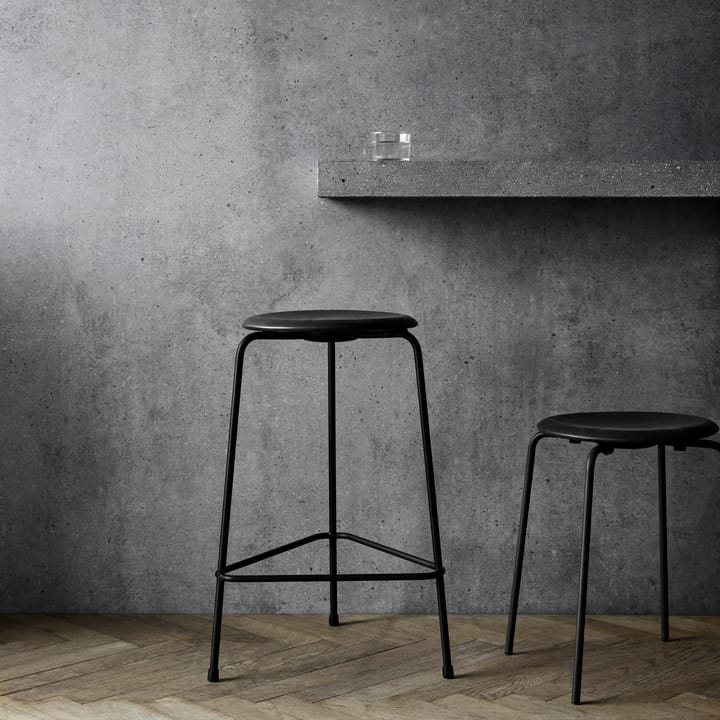 Dot δερμάτινο σκαμπό, Cowboy black Fritz Hansen