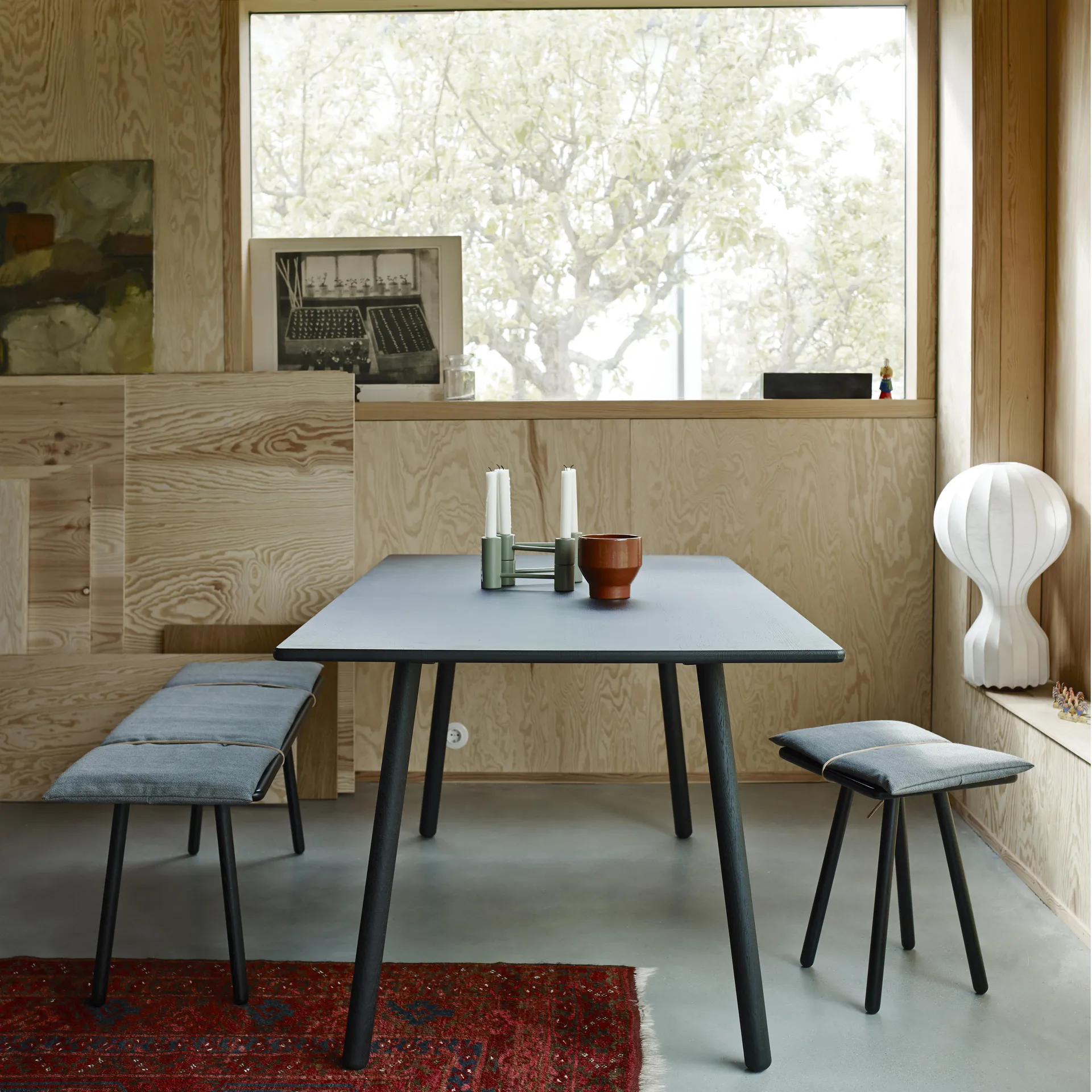 Georg πάγκος, Μαύρη βαμμένη δρυς Fritz Hansen