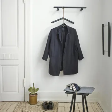 Georg σκαμπό - Μαύρη βαμμένη δρυς - Fritz Hansen