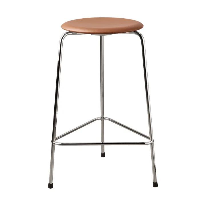 High Dot counter stool 3 πόδια - Essential walnut-chrome - Fritz Hansen