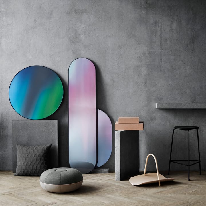 High Dot σκαμπό δερμάτινο, Cowboy black Fritz Hansen