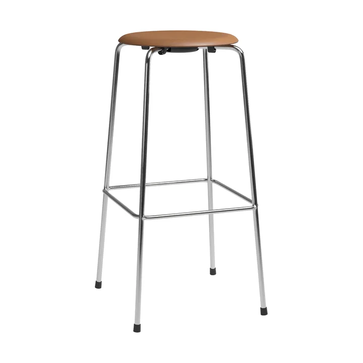 High Dot σκαμπό - Essential walnut-chrome - Fritz Hansen