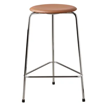 High Dot σκαμπό δερμάτινο - Wild leather walnut - Fritz Hansen