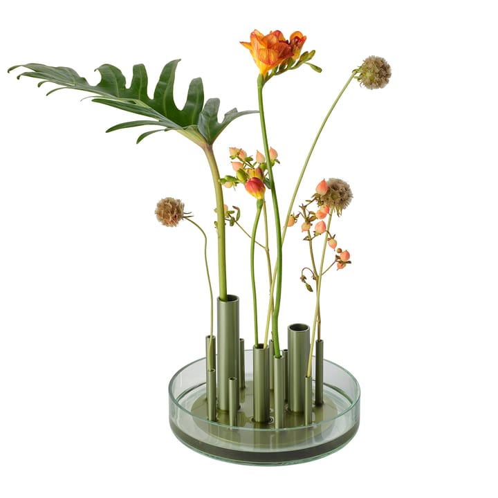 Ikeru βάζο Forest green, ρηχό Fritz Hansen