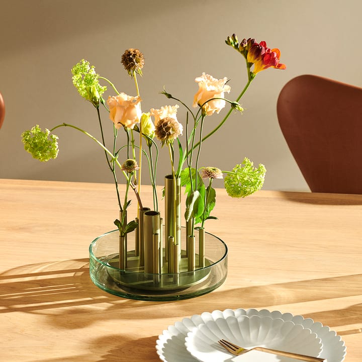 Ikeru βάζο Forest green, ρηχό Fritz Hansen