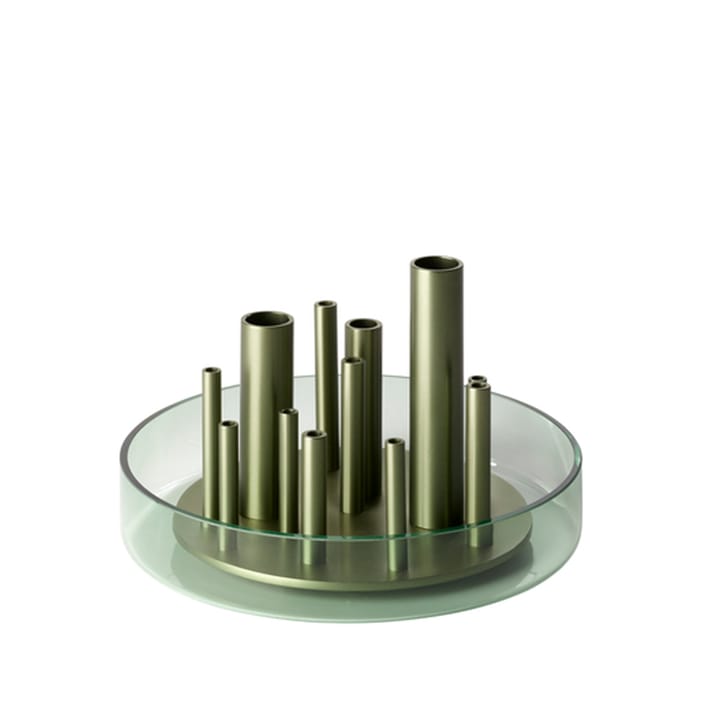 Ikeru βάζο Forest green, ρηχό Fritz Hansen