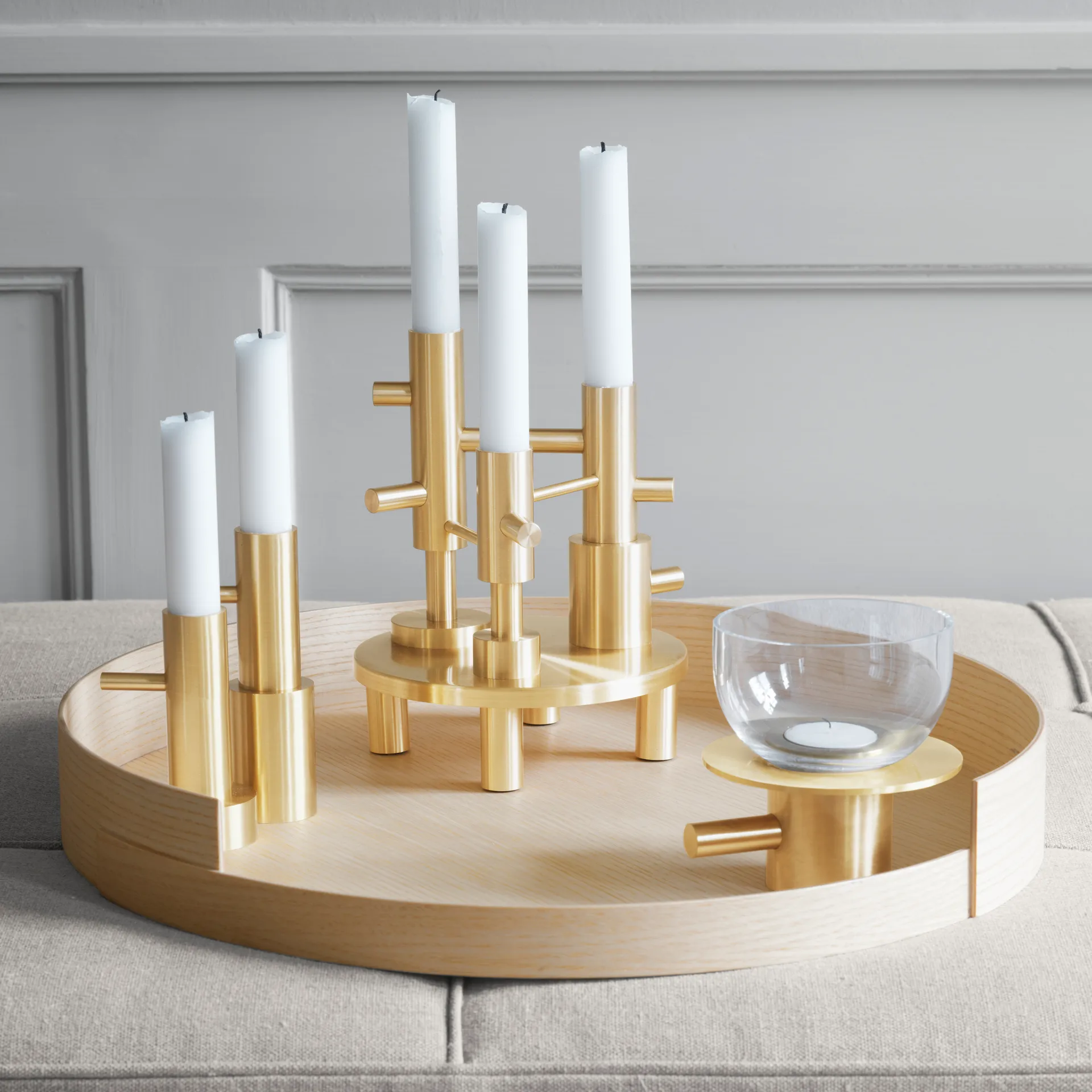 Jaime Hayon Single ορειχάλκινο κηροπήγιο, #2 Fritz Hansen