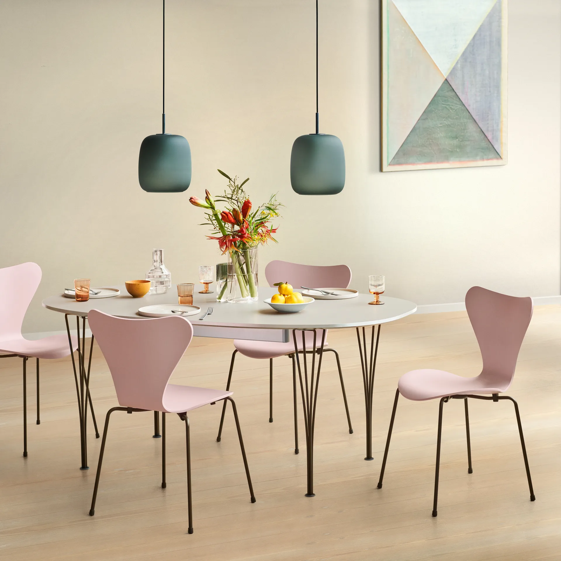 Maluma κρεμαστό φωτιστικό, Βρύο Fritz Hansen