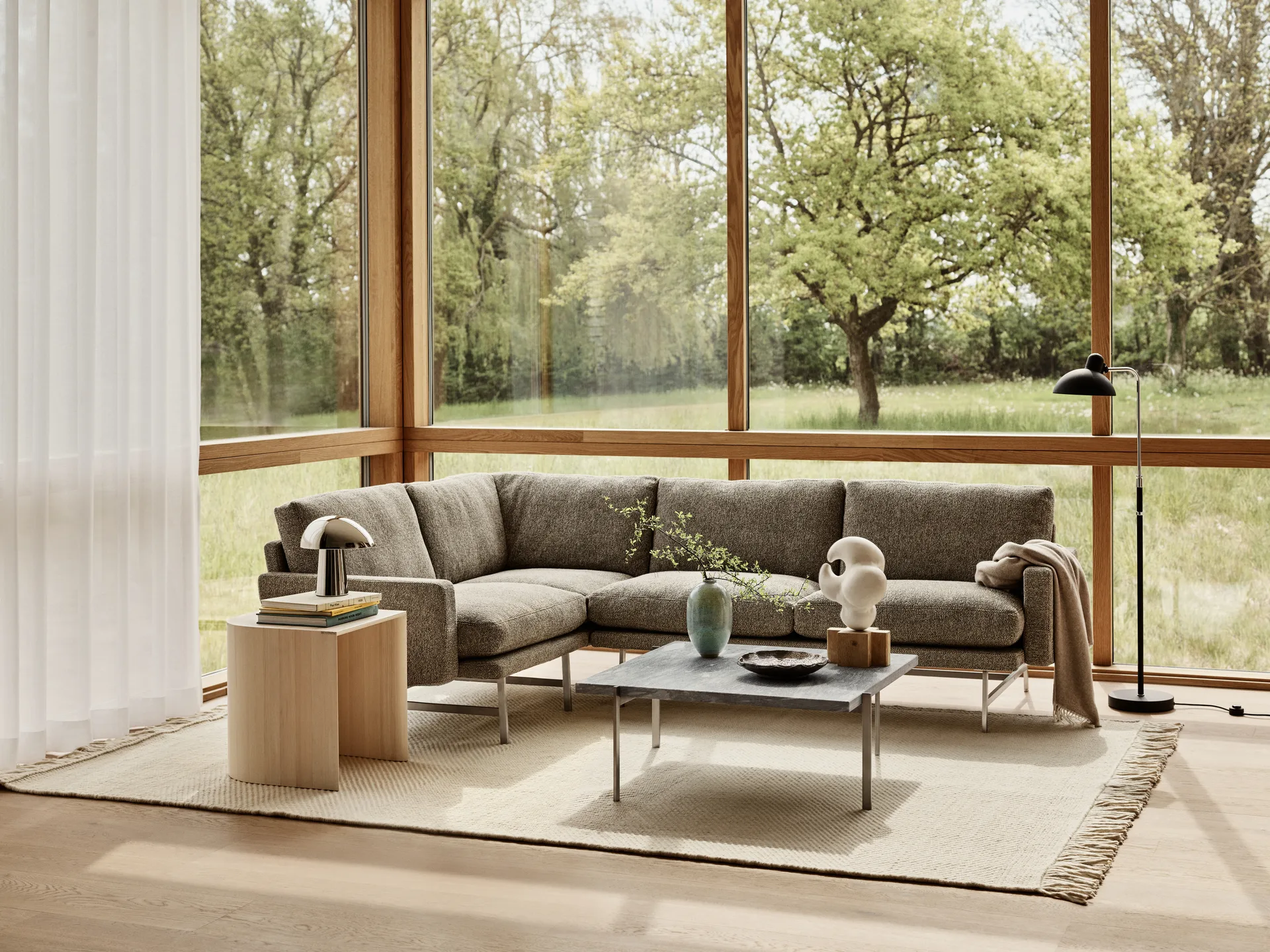 Night Owl επιτραπέζιο φωτιστικό steel, Polished steel Fritz Hansen