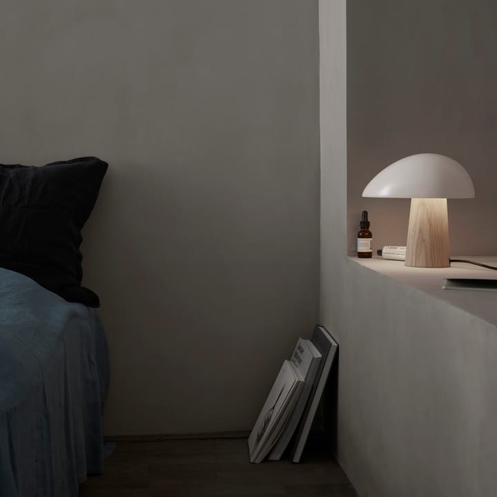 Night Owl επιτραπέζιο φωτιστικό κουτί, Φιμέ λευκό Fritz Hansen