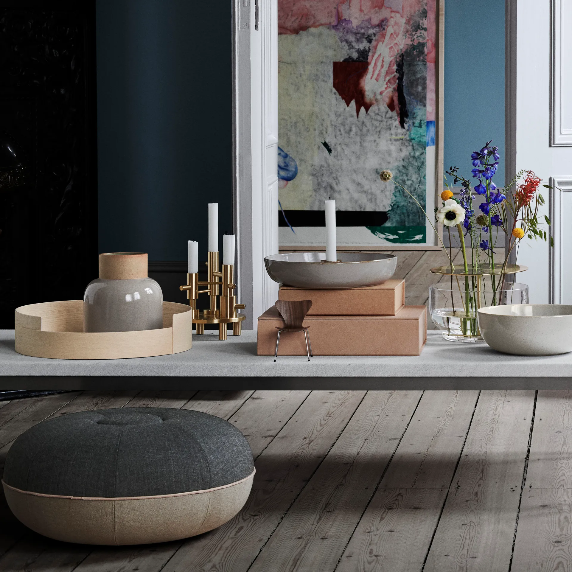 Μαξιλάρι δαπέδου μικρό, Σχιστόλιθος Fritz Hansen