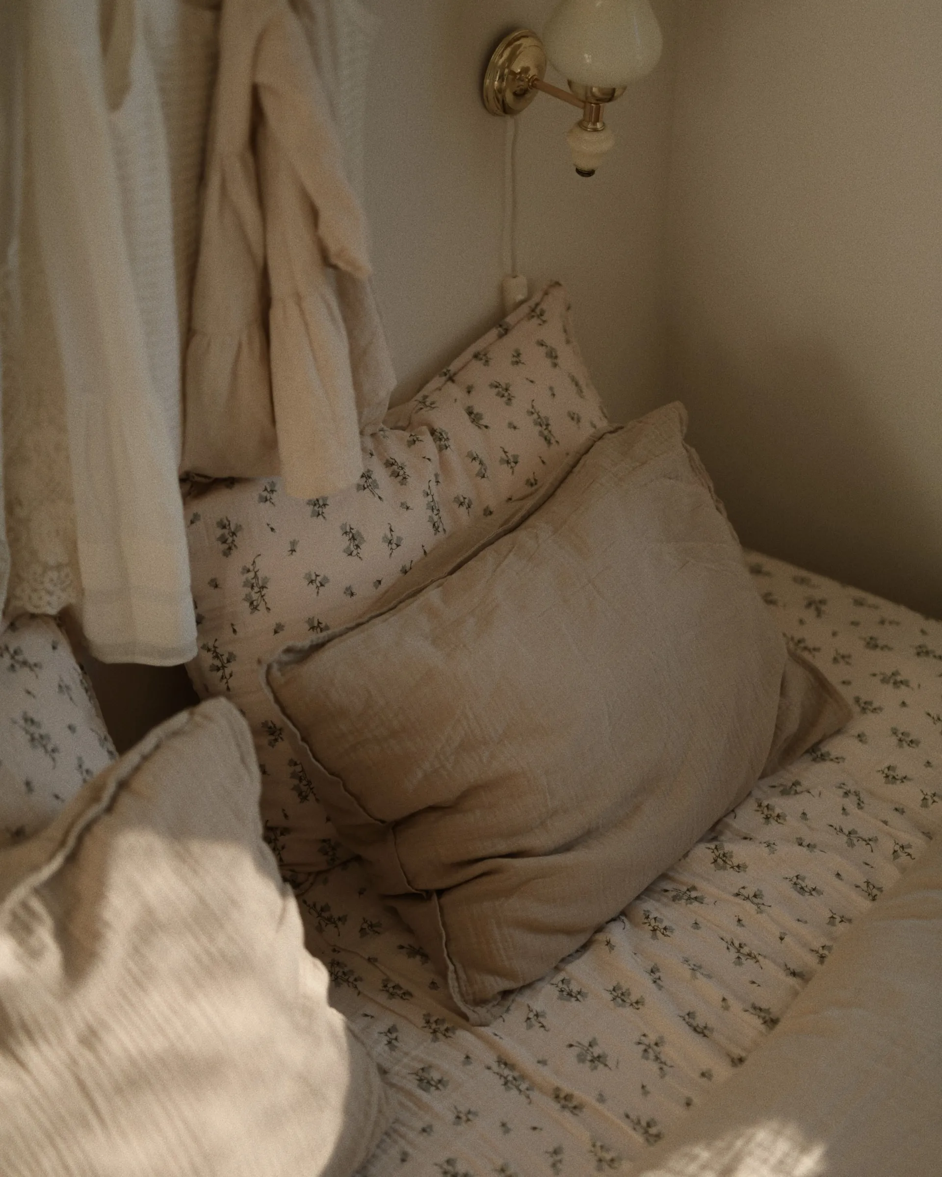 Σεντόνια με λάστιχο Bluebell Muslin, 140x200x30 cm Garbo&Friends