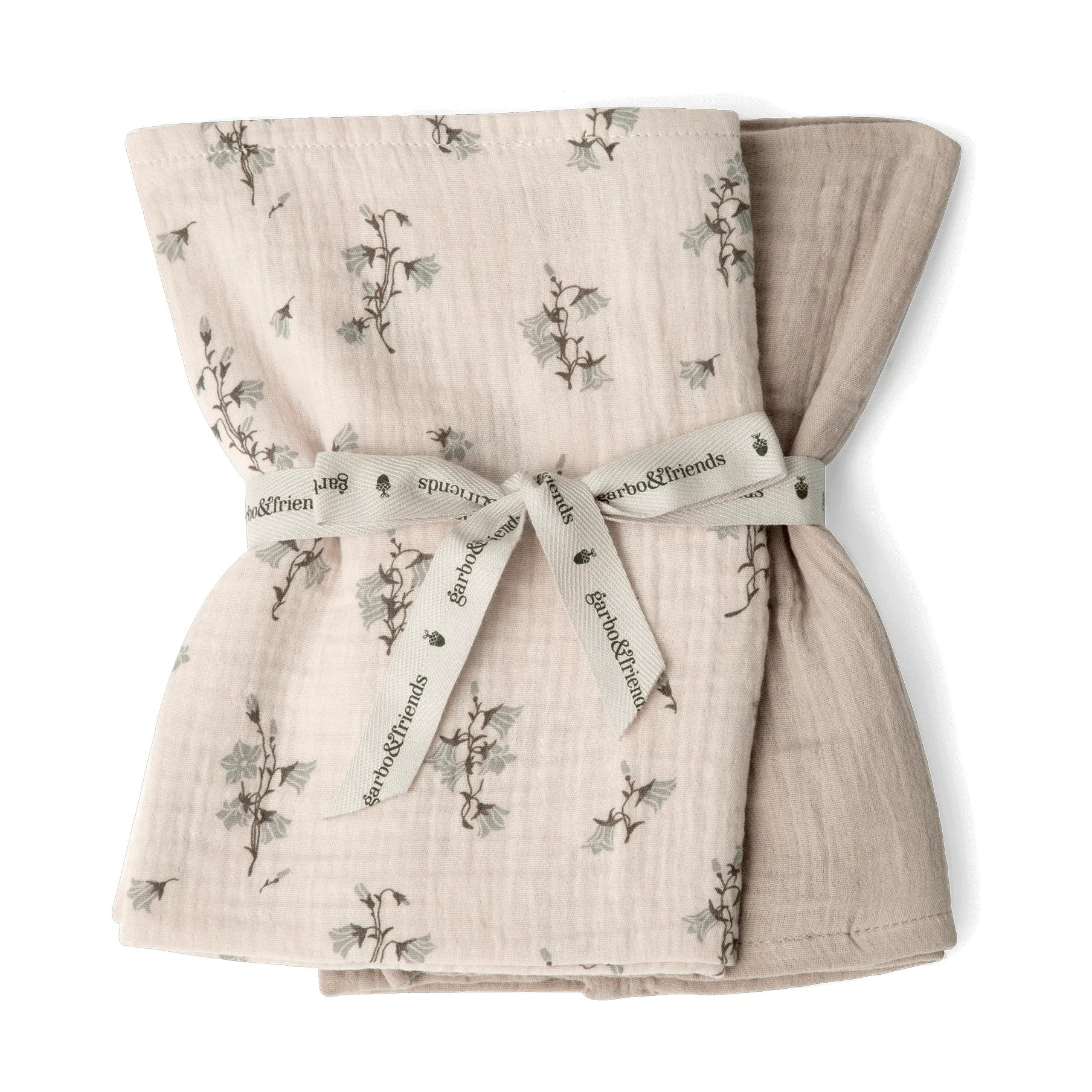 Bluebell Muslin κουβέρτα μικρή 2 τεμάχια, 60x60 cm Garbo&Friends