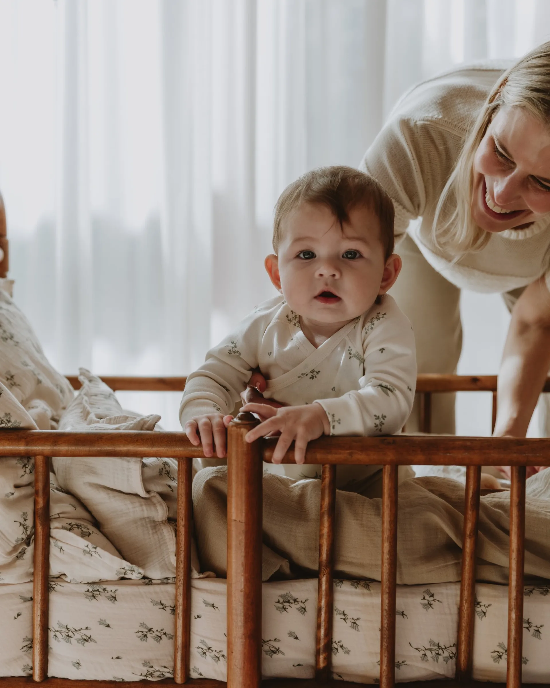 Σεντόνια με λάστιχο Bluebell Muslin, 70x140x20 cm Garbo&Friends