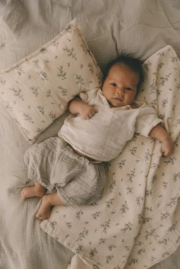 Bluebell Muslin κλινοσκεπάσματα σετ baby - 70x80 cm/28x35 cm - Garbo&Friends