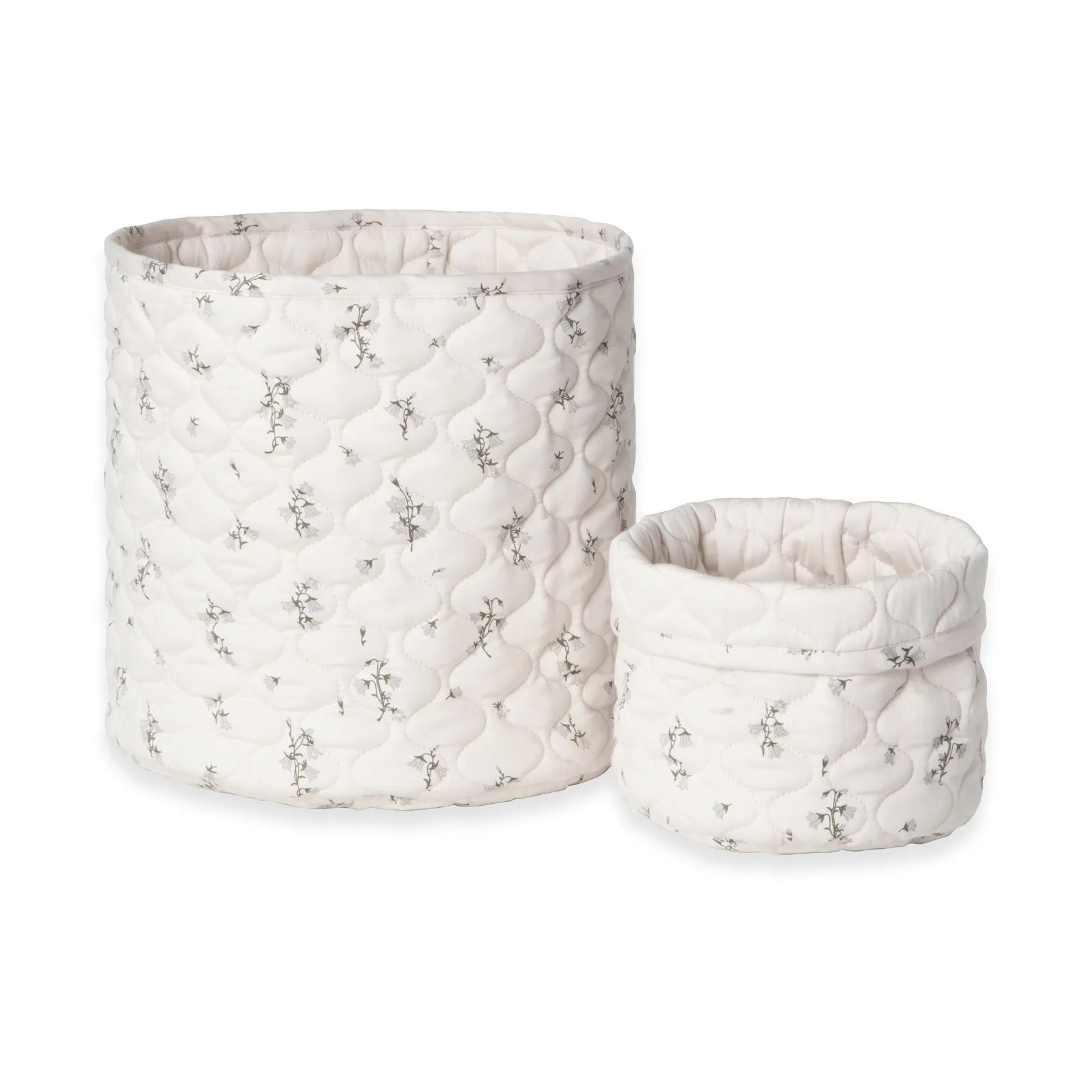 Bluebell satin quiltad καλάθι 2 τεμάχια, 20xØ20 εκ. + 30xØ30 εκ. Garbo&Friends