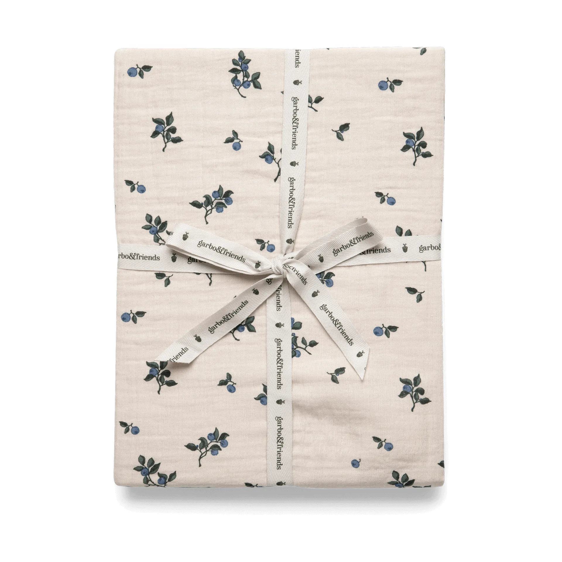 Σεντόνια με λάστιχο Blueberry Muslin, 180x200x30 εκ Garbo&Friends