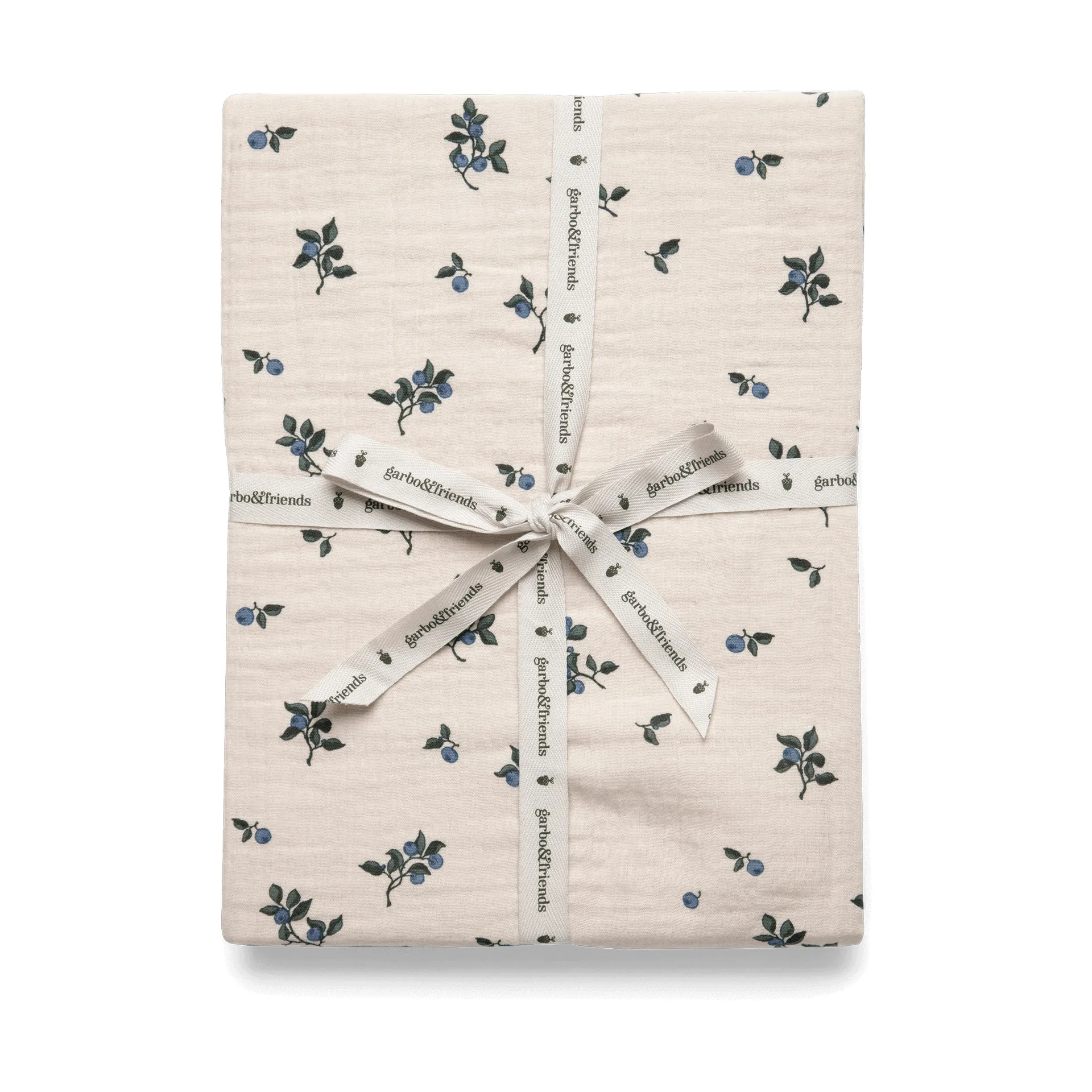 Σεντόνια με λάστιχο Blueberry Muslin, 60x120x20 cm Garbo&Friends