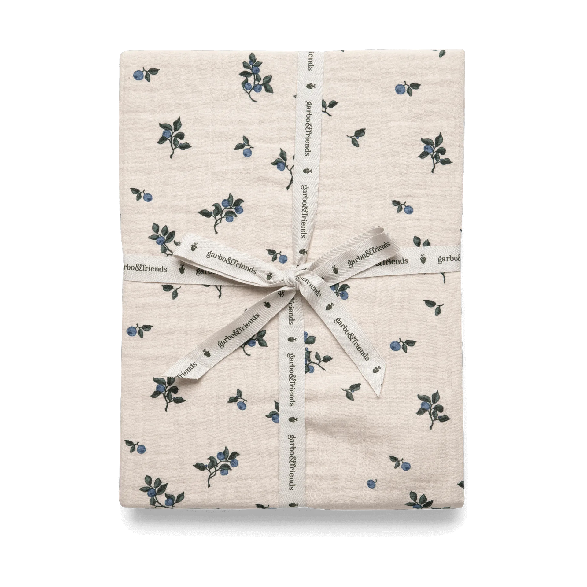 Σεντόνια με λάστιχο Blueberry Muslin, 70x140x20 cm Garbo&Friends