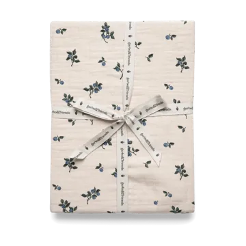 Σεντόνια με λάστιχο Blueberry Muslin - 70x140x20 cm - Garbo&Friends