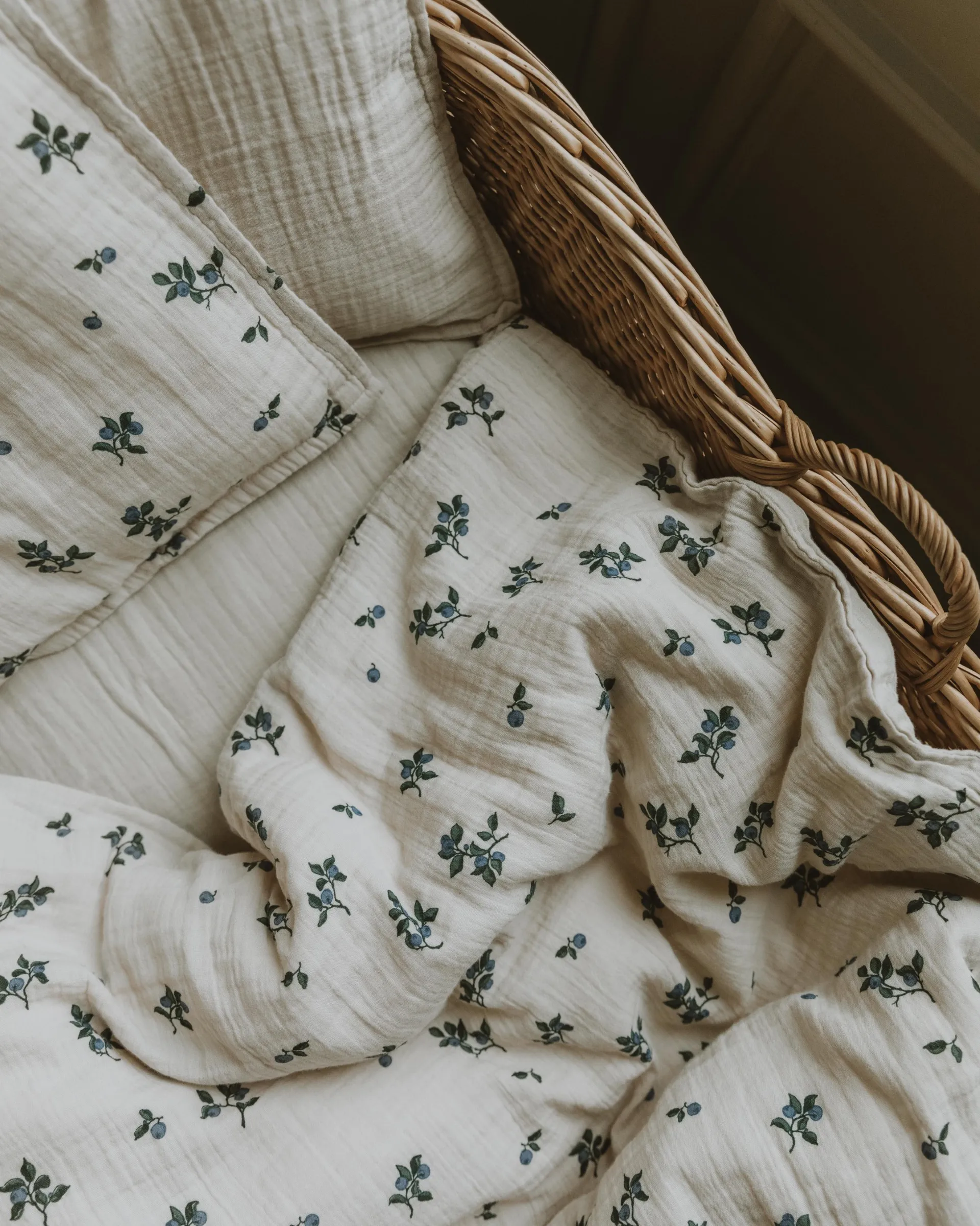 Blueberry Muslin κλινοσκεπάσματα σετ baby, 70x100 cm/40x45 cm Garbo&Friends