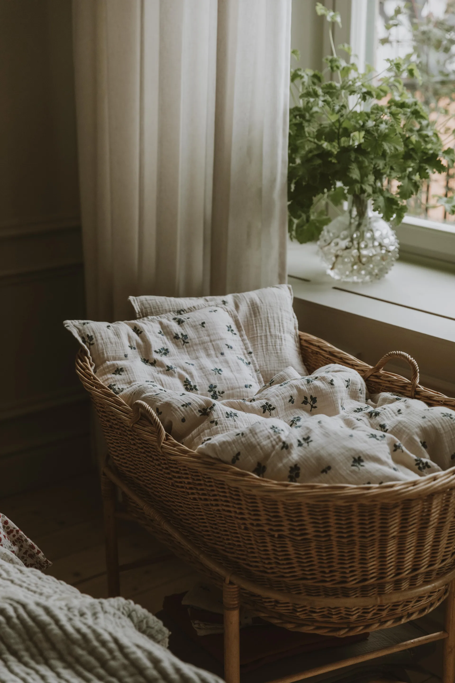 Blueberry Muslin κλινοσκεπάσματα σετ baby, 70x80 cm/28x35 cm Garbo&Friends