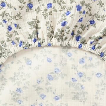 Dainty Muslin κάλυμμα στρώματος με λάστιχο - 60x120x20 εκ. - Garbo&Friends
