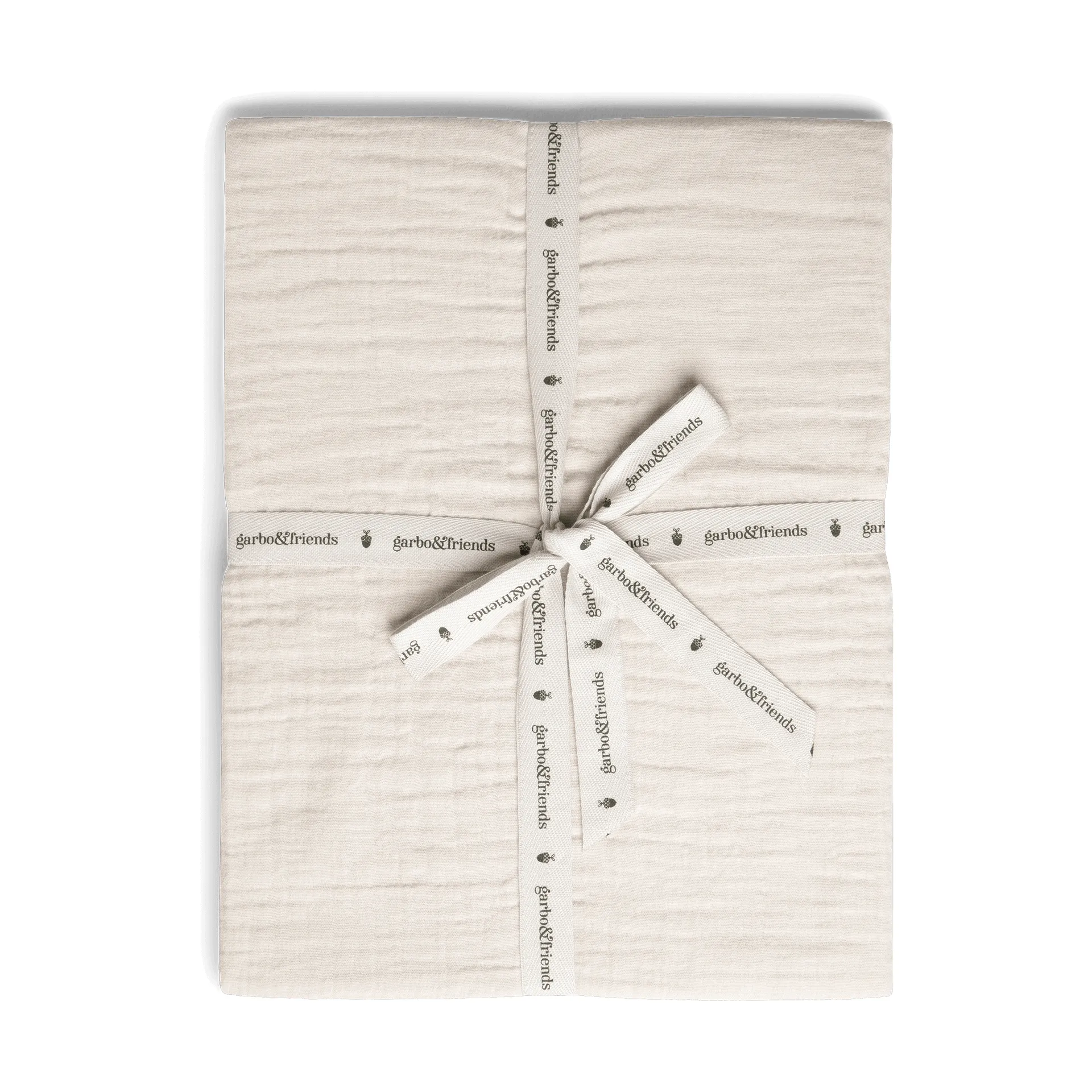 Σεντόνια με λάστιχο Eggshell Muslin, 60x120x20 cm Garbo&Friends