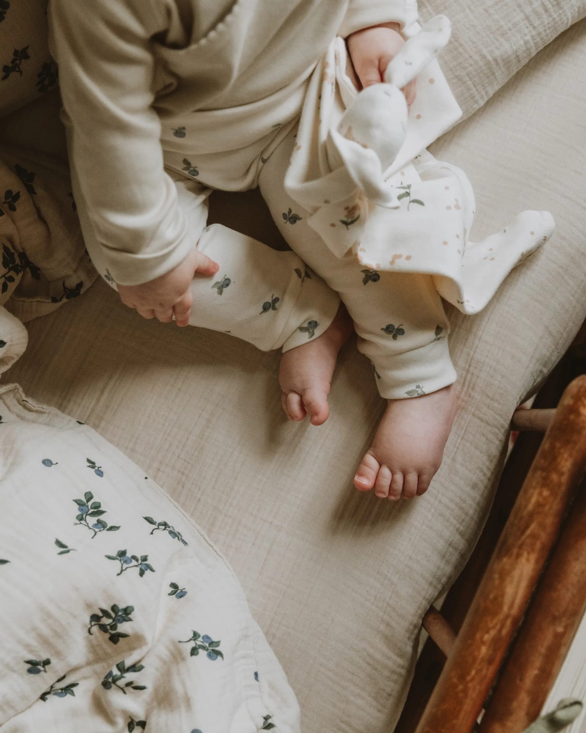 Σεντόνια με λάστιχο Eggshell Muslin, 70x140x20 cm Garbo&Friends