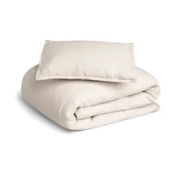 Eggshell Muslin κλινοσκεπάσματα σετ junior - 100x130 cm/35x55 cm - Garbo&Friends