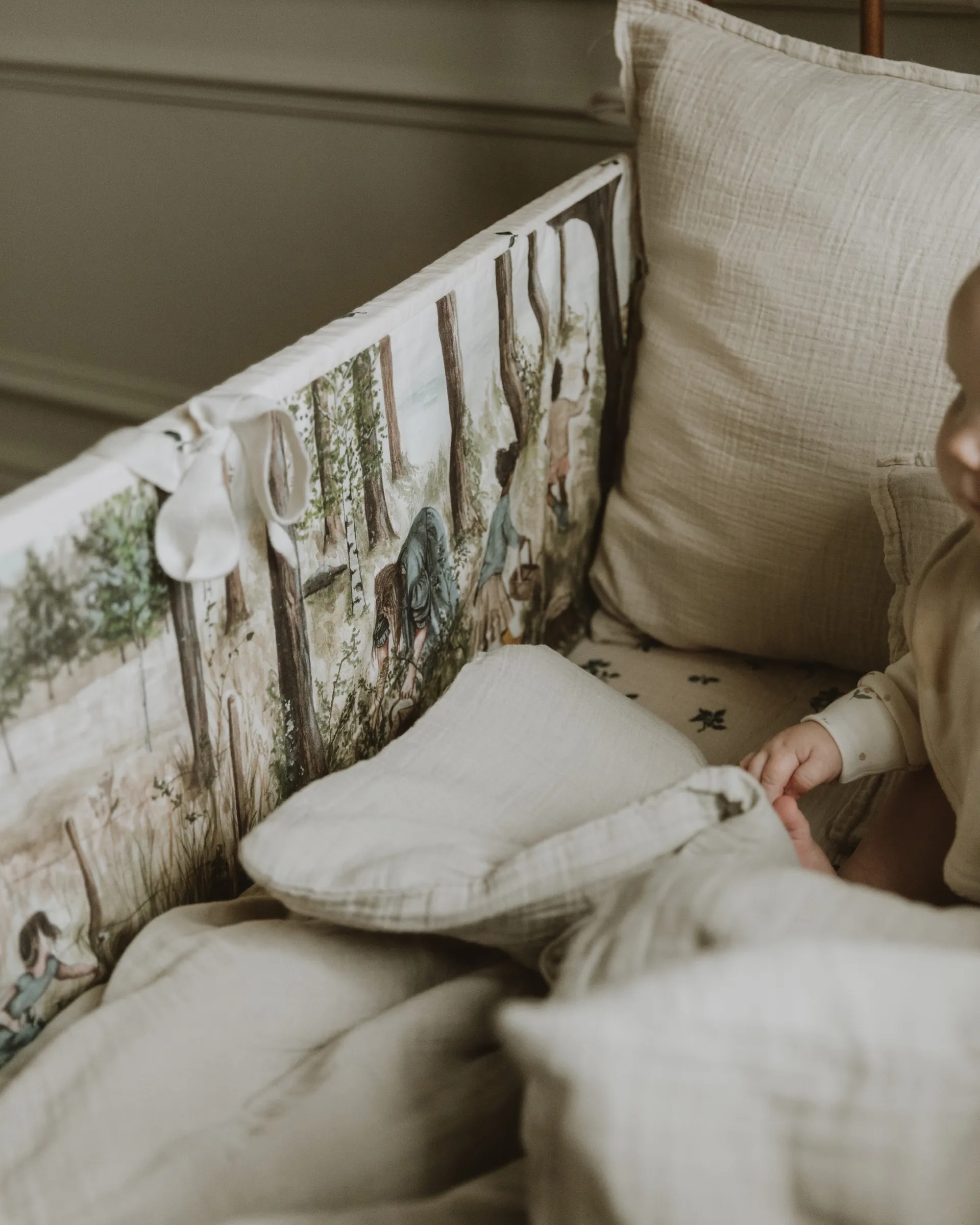 Eggshell Muslin κλινοσκεπάσματα σετ junior, 100x140 cm/40x60 cm Garbo&Friends