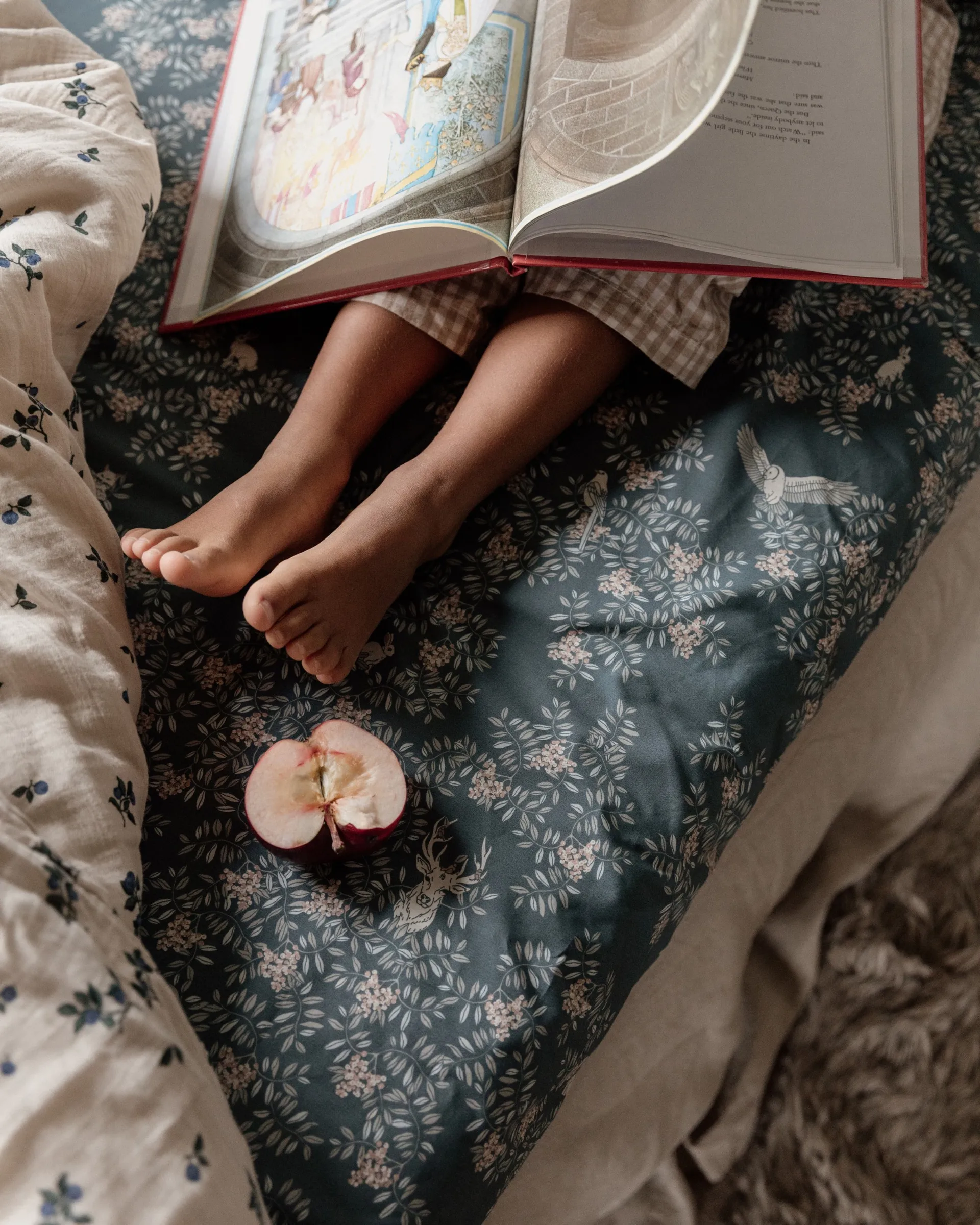 Σεντόνια με λάστιχο Fauna Forest, 60x120x20 cm Garbo&Friends