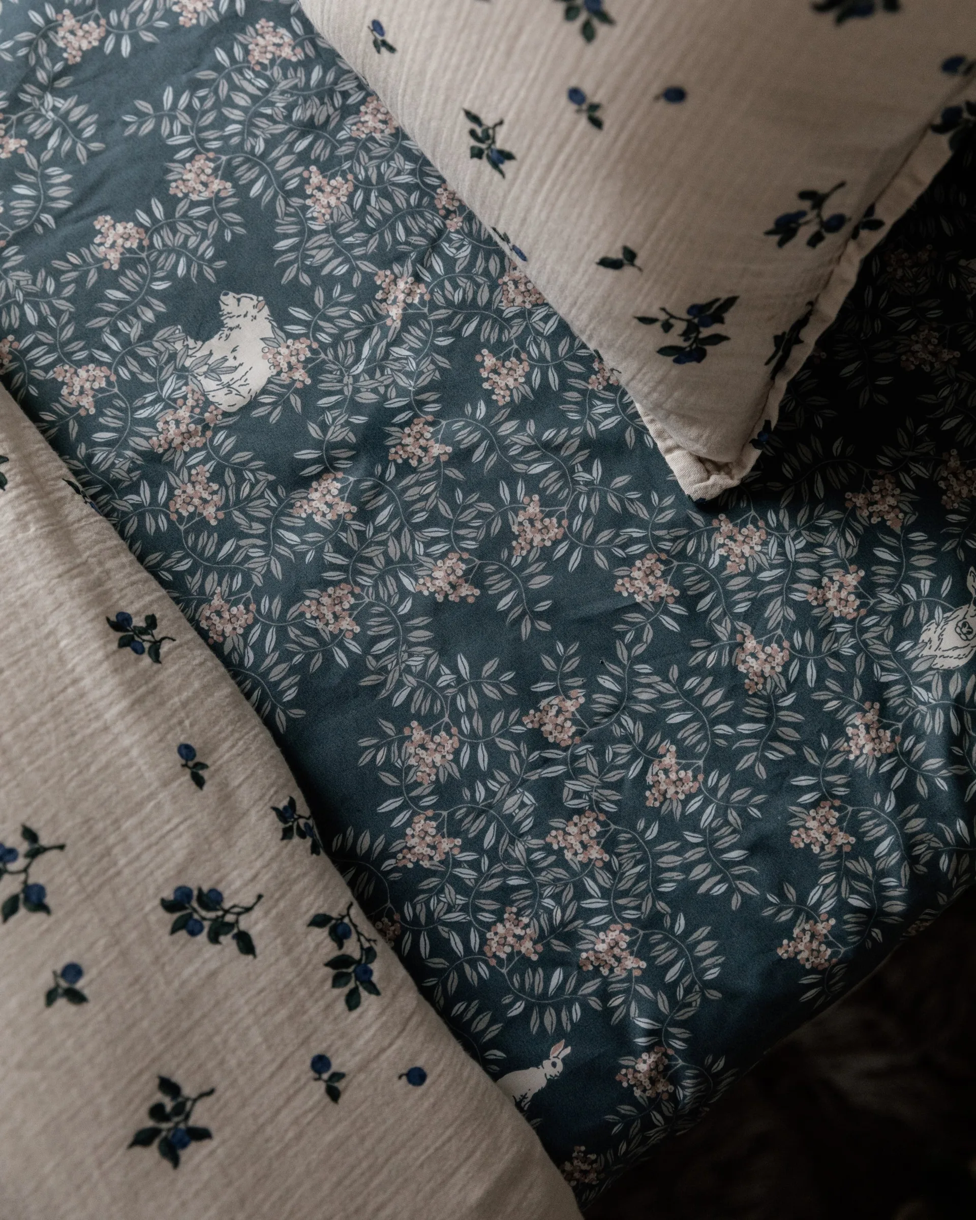 Σεντόνια με λάστιχο Fauna Forest, 90x200x30 cm Garbo&Friends