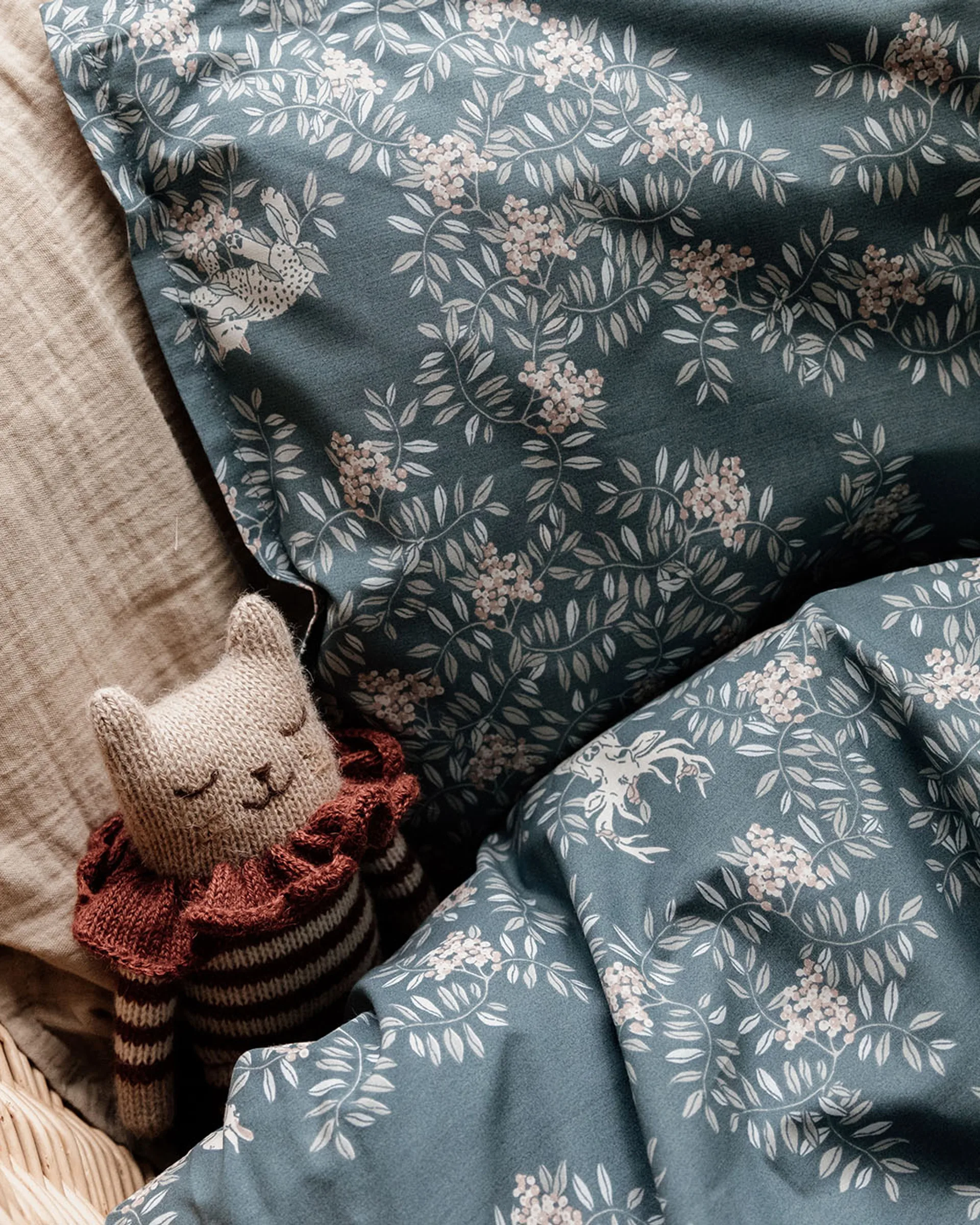 Fauna Forest κλινοσκεπάσματα σετ baby, 70x100 cm/40x45 cm Garbo&Friends