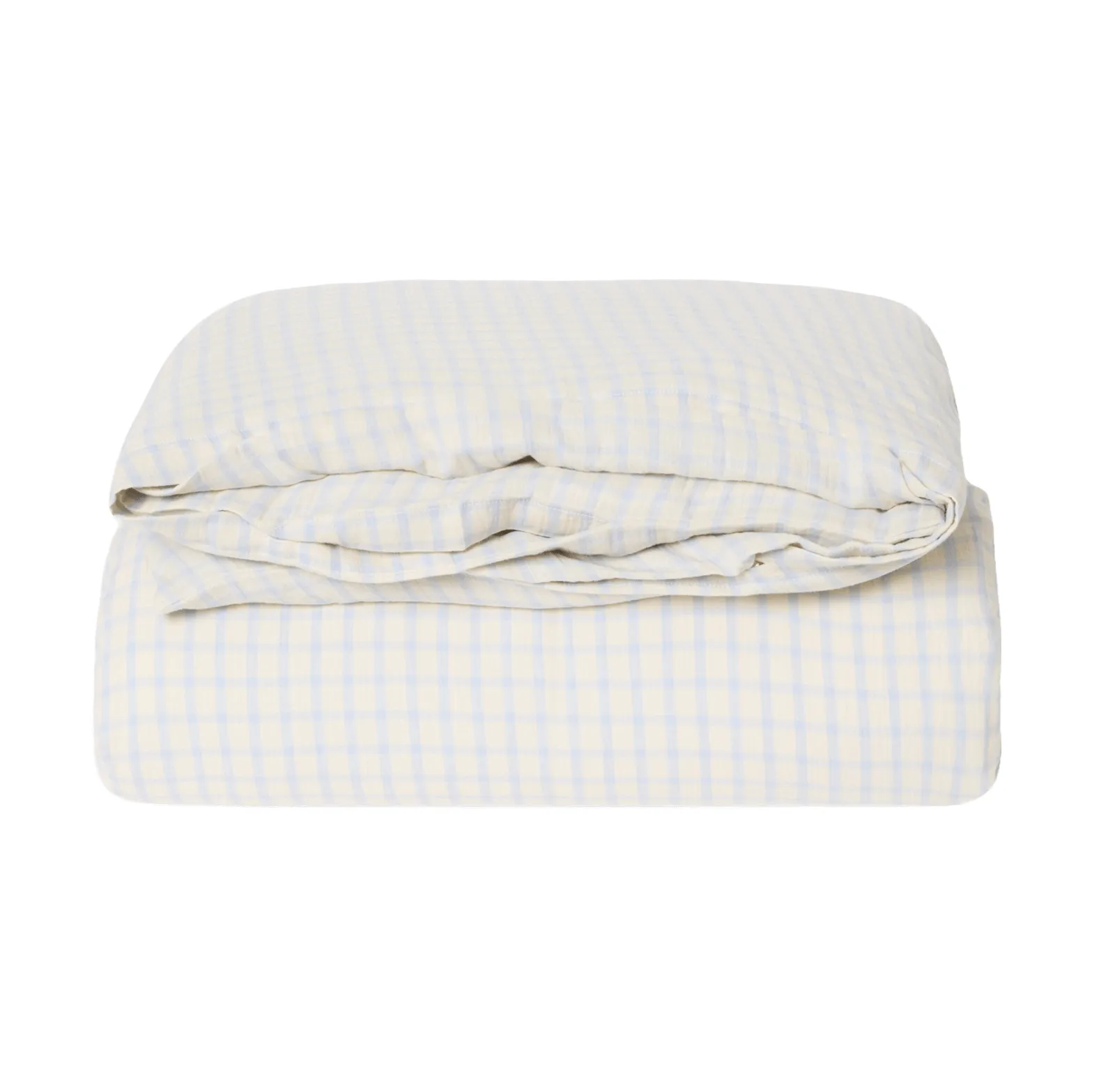 Gingham Sky Blue Muslin παπλωματοθήκη, 135x200 εκ. Garbo&Friends