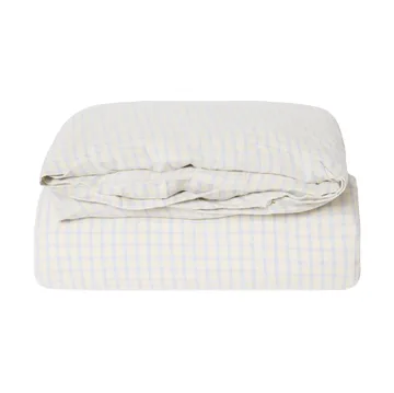 Gingham Sky Blue Muslin παπλωματοθήκη - 150x210 εκ. - Garbo&Friends